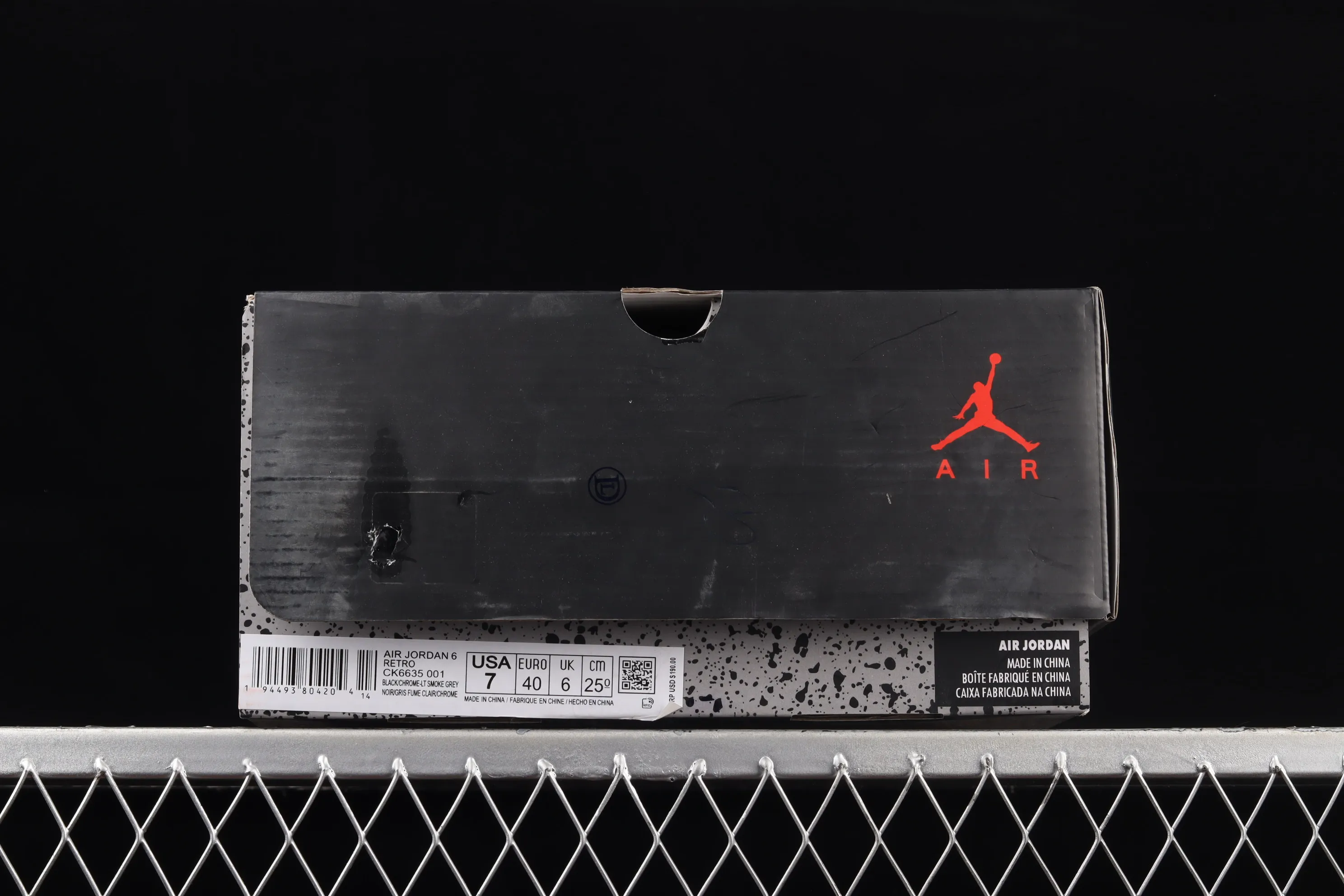 All categories Air Jordan Jordan series basketball shoes Air Jordan 6 G version Air Jordan 6 Retro "Smoke Grey" AJ6 Joe 6 Smoke Gray CK6635-001